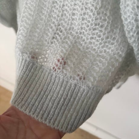 yuni wool Mohair Nylon loose プルオーバー