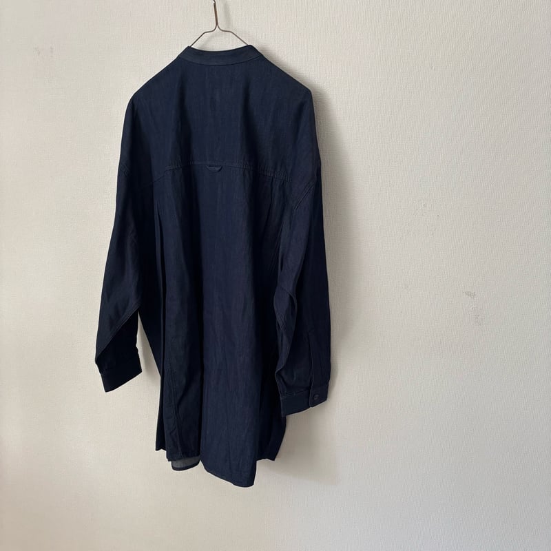 buoy buoy 5.5オンス LIGHT DENIM FRILL SHIRT | ito