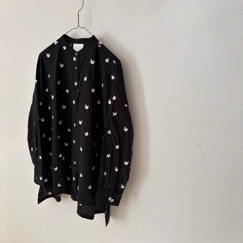 yuni バードエンブロイダリー ワイドブラウス | itonowa Life