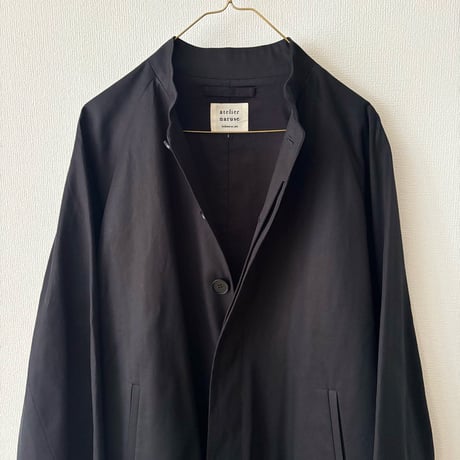 atelier naruse FORMAL コットンスタンドカラーコート