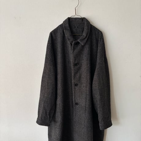 TISSU リニュールビーバーグレンチェック ステンカラーコート・サイズ3