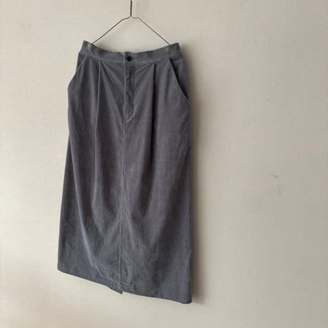 yuni  polyester cotton rayon シャンブレーコールスカート