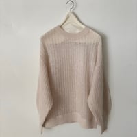 yuni wool Mohair Nylon loose プルオーバー