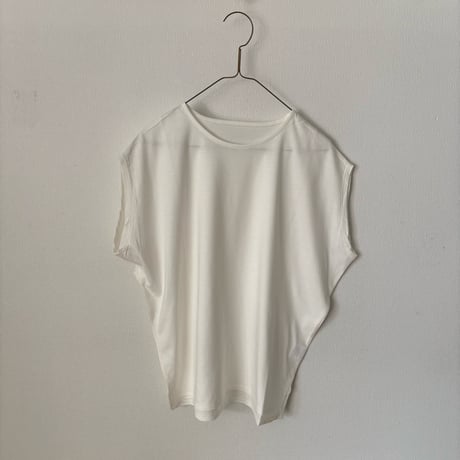 koton オーガニックコットン天竺 ドロップショルダーノースリーブプルオーバー