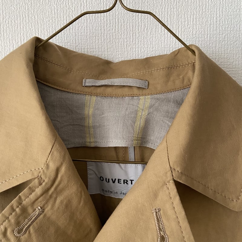 OUVERT 高密度ライトギャバビッグシルエットダブルコート | itonowa 
