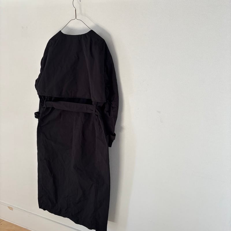 オールドマンズテーラー GARMENT DYE NO COLLAR TRENCH COAT