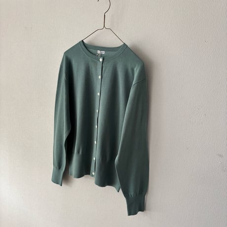homspun ソフトコンパクトヤーン クルーネックカーディガン