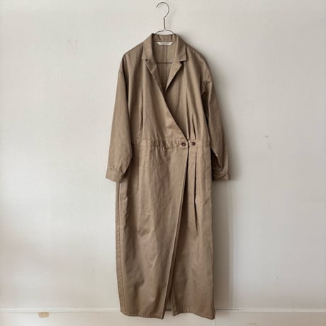 atelier naruse  コットンカシュクール オーバーオール・ベイジュ