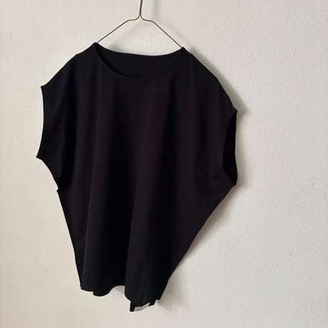 koton オーガニックコットン天竺 ドロップショルダーノースリーブプルオーバー