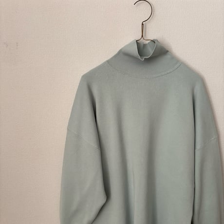 yuni  コットンスムース 2way high neck knit