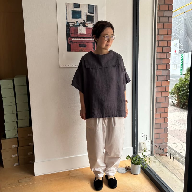 FOG LINEN WORK itonowa Life別注 フラットセーラーカラーブラウス
