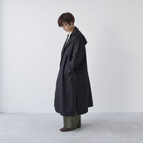TISSU HIGH DENSITY EFFORTLESS TRENCH   チェック柄