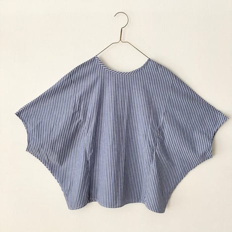 NATURAL LAUNDRY　綿麻ドビーストライプ 2wayシャツ