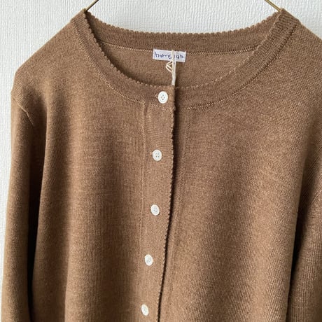 homspun 梳毛カーディガン