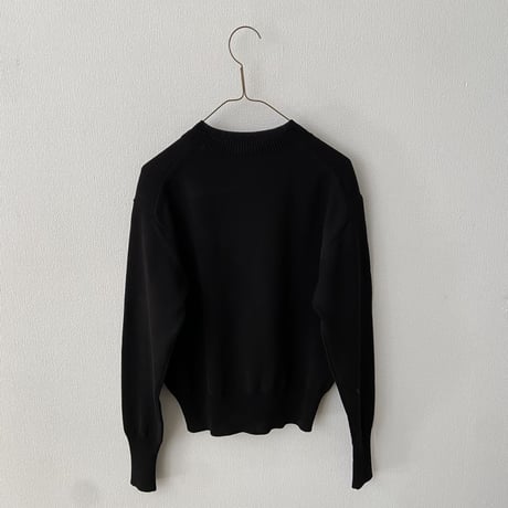 homspun コットンコード10G クルーネックカーディガン