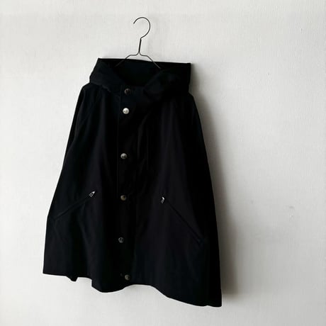 OUVERT ポリエステルナイロン 割繊ウェザーヴィンテージタンブラー撥水加工フーディージャケット