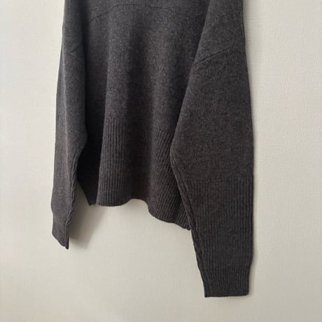 Hands of creation  LINEN WOOL 7G 2wayカーディガン