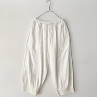 yuni Flower Jacquard×lace パンツ・シロ