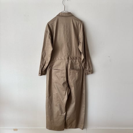 atelier naruse  コットンカシュクール オーバーオール・ベイジュ