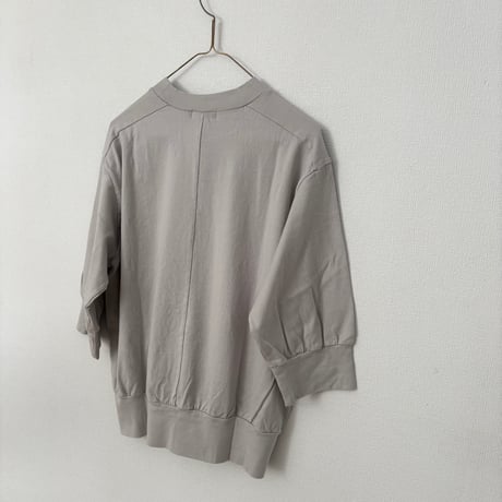 homspun 40/2天竺 ６分袖プルオーバー