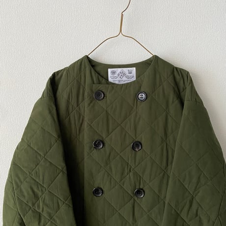 オールドマンズテーラー  QUILTING DOUBLE BUTTON  COAT ・Khaki Sサイズ
