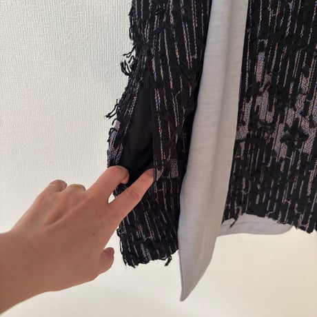 qiri   mineral reversible vest ・クロ