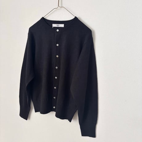 UNIVERSAL TISSU French Pure Linen クルーネック カーディガン