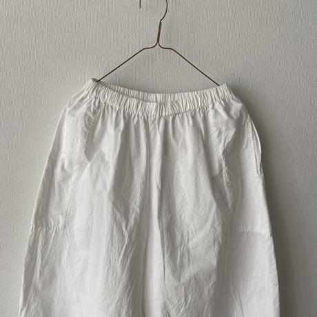 homspun バルキーシーチングギャザーパンツ ・ホワイト