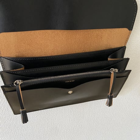 オールドマンズテーラー　 SHOULDER WALLET Black
