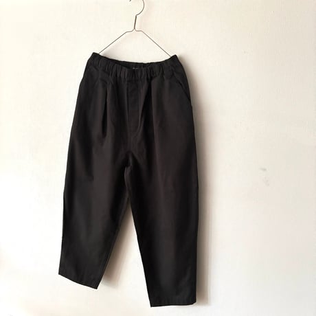 Hands of creation Organic Cotton 20/-Slub Serge イージーオーバルパンツ