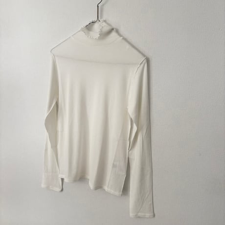 yuni 60/-強撚ストレッチフライス ハイネックプルオーバー