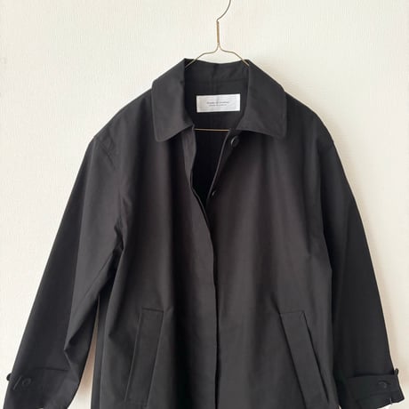 Hands of creation オーガニックコットン×RE 漁網ナイロンツイル撥水 ステンカラーコート