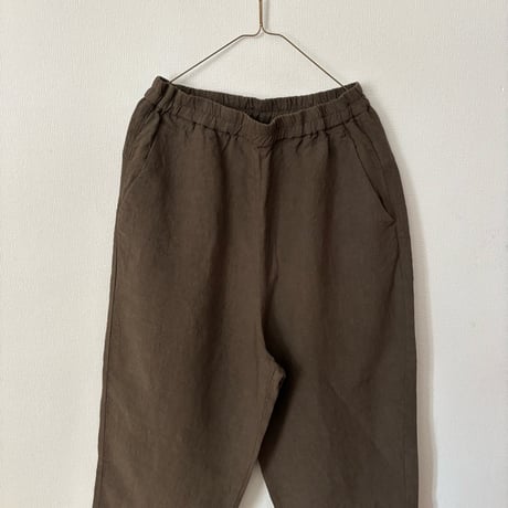Hands of creation  fanage Linen イージーテーパードパンツ