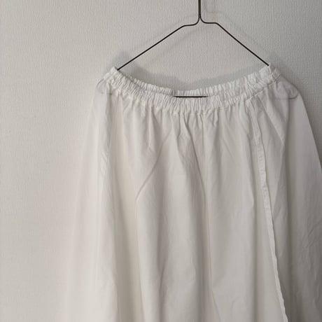 homspun  80/1 無地ラップフレアスカート