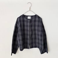 yuni Linen Cotton Polyester washer haori blouse