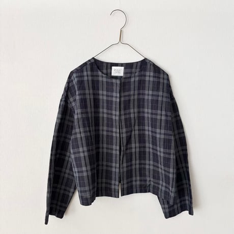 yuni Linen Cotton Polyester washer haori blouse