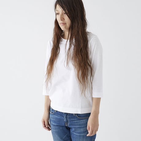 homspun 天竺Tシャツ 七分袖