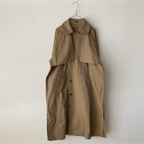 TISSU HIGH DENSITY EFFORTLESS TRENCH・キャメル