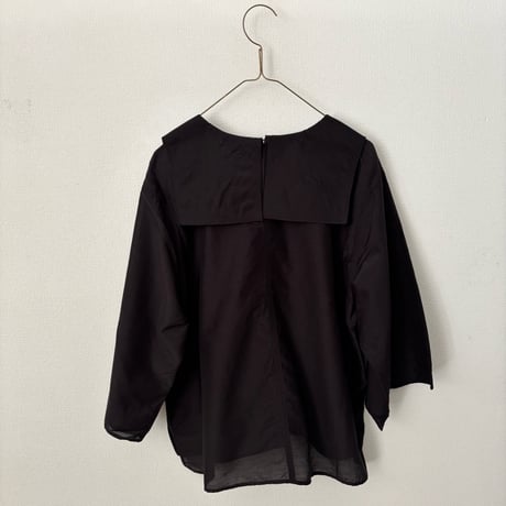 koton コットンシルクフラットカラーブラウス