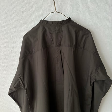 TISSU  カッタウェイカフスワークシャツ・チャコール