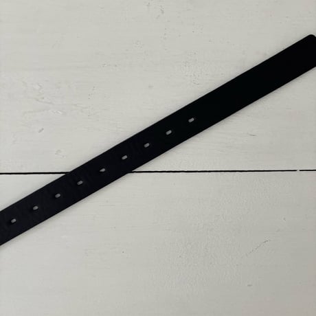 homspun レザーベルト・ブラック