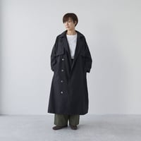 TISSU HIGH DENSITY EFFORTLESS TRENCH  ・ブラック