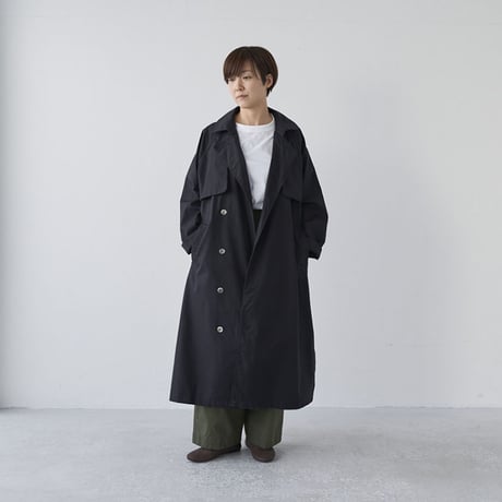 TISSU HIGH DENSITY EFFORTLESS TRENCH   チェック柄