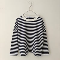 オールドマンズテーラー　裏起毛 BOUDER DROP SHOULDER SHIRT・Navy