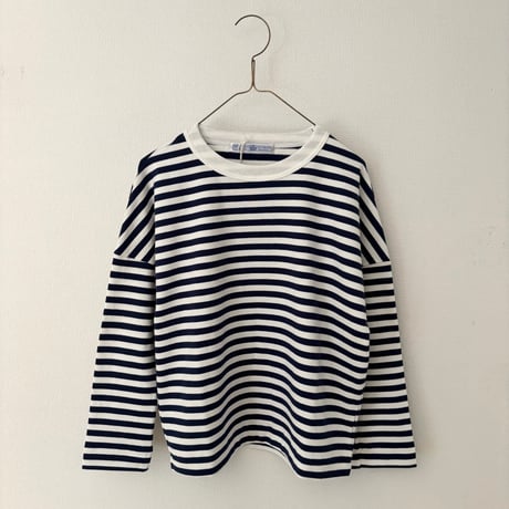 オールドマンズテーラー　裏起毛 BOUDER DROP SHOULDER SHIRT・Navy