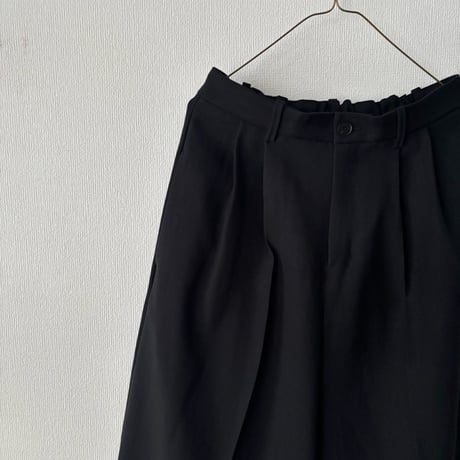 yuni リネンポリエステル WIDE PANTS