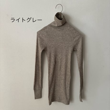 koton スーピマオーガニックコットン ヤク テレコタートルネックプルオーバー