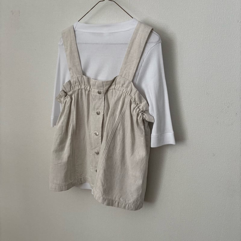yuni コットンリネンデニム ビスチェ | itonowa Life ONLINE STORE
