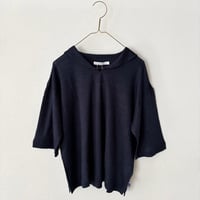 NATURAL LAUNDRY　ベルギーリネン天竺 マリンTシャツ