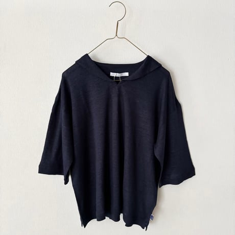 NATURAL LAUNDRY　ベルギーリネン天竺 マリンTシャツ